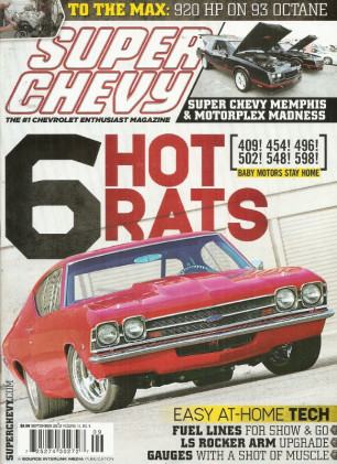SUPER CHEVY 2012 SEPT - RAT POWER BEASTS, LS ROCKER UPGRADES, SHAFIROFF